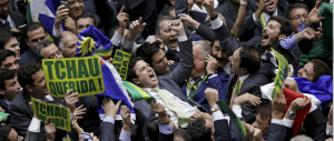 Abstimmung Amtsenthebung Dilma Rousseff Foto: Screenshot Globo