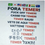 Fora Temer and e Copacabana Foto. Ninja
