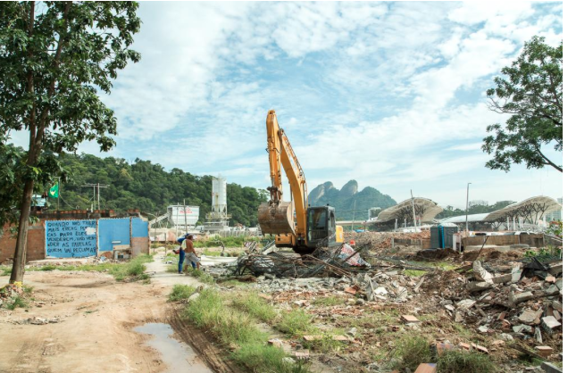 Vila Autodrom nach Teilräumung Foto: Matias Maxx