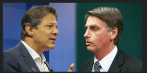 Haddad, Bolsonaro © www.vermelho.org.br