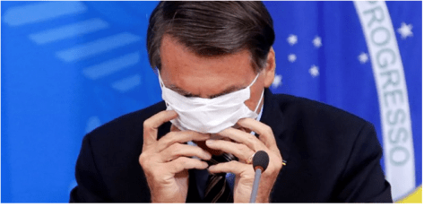 Jair Bolsonaro bei Pressekonferenz im Palácio do Planalto@REUTERS/Adriano Machado